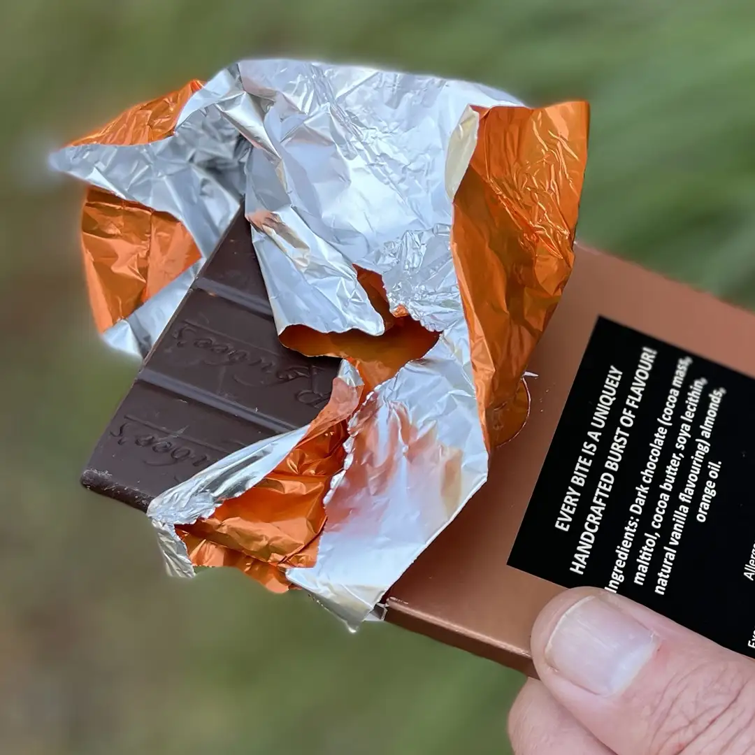 dark orange back box