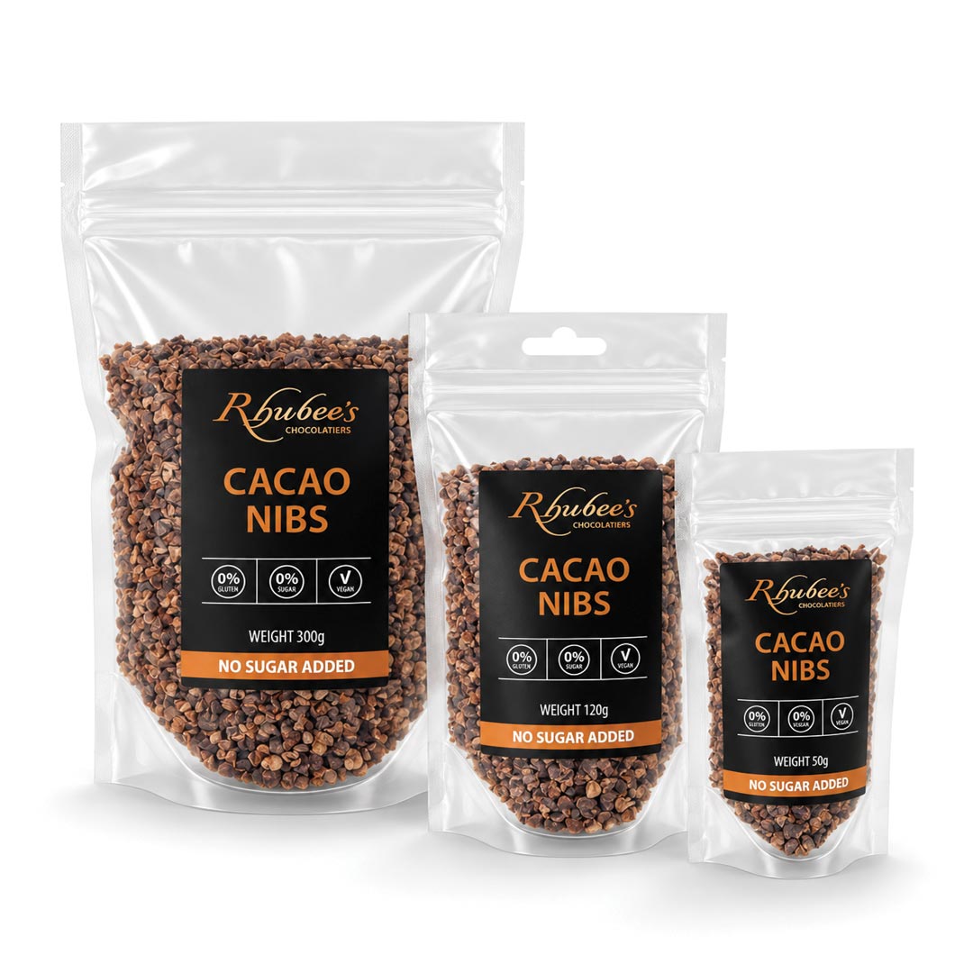 cacao nibs x3 different sizes