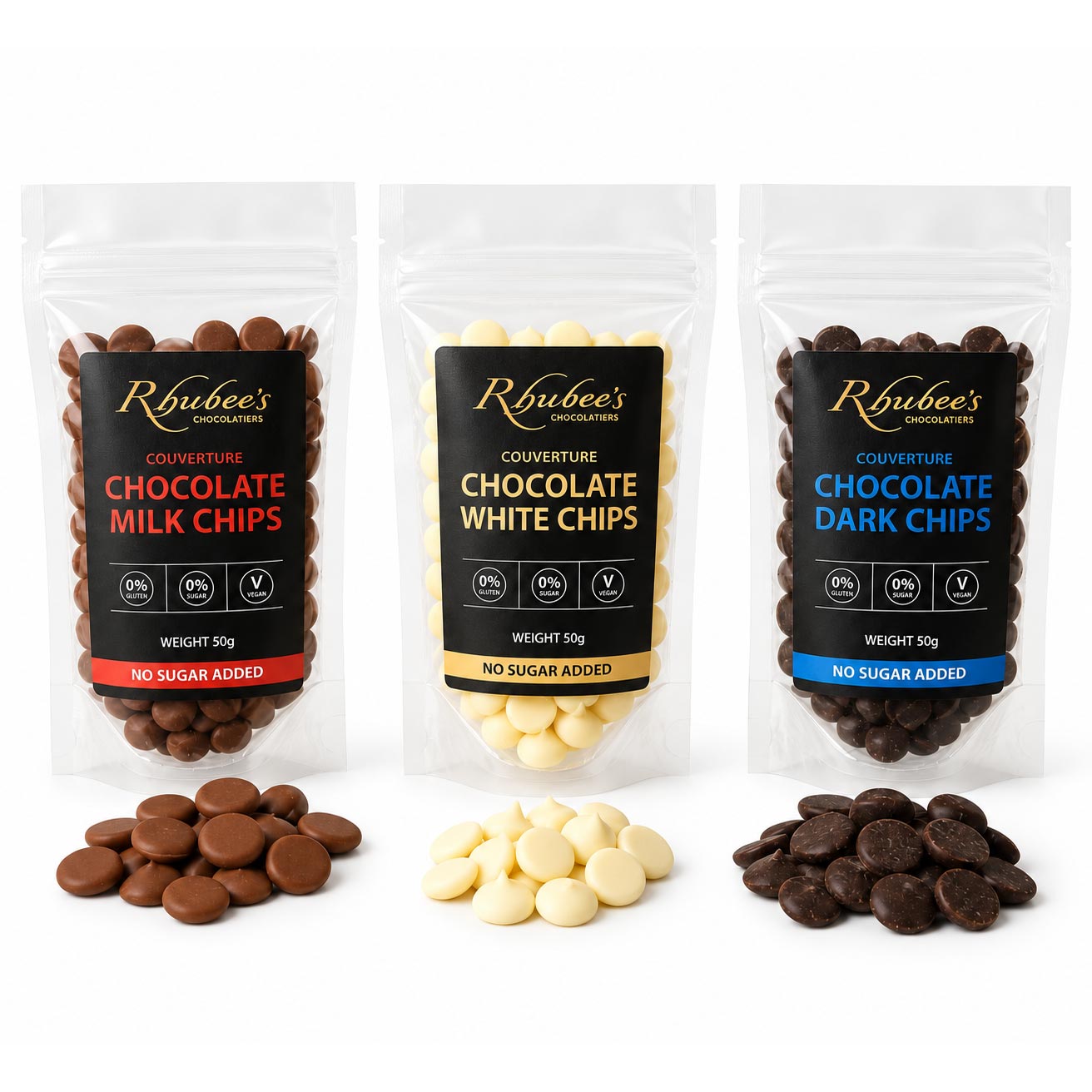 chocolate chips tasting pack
