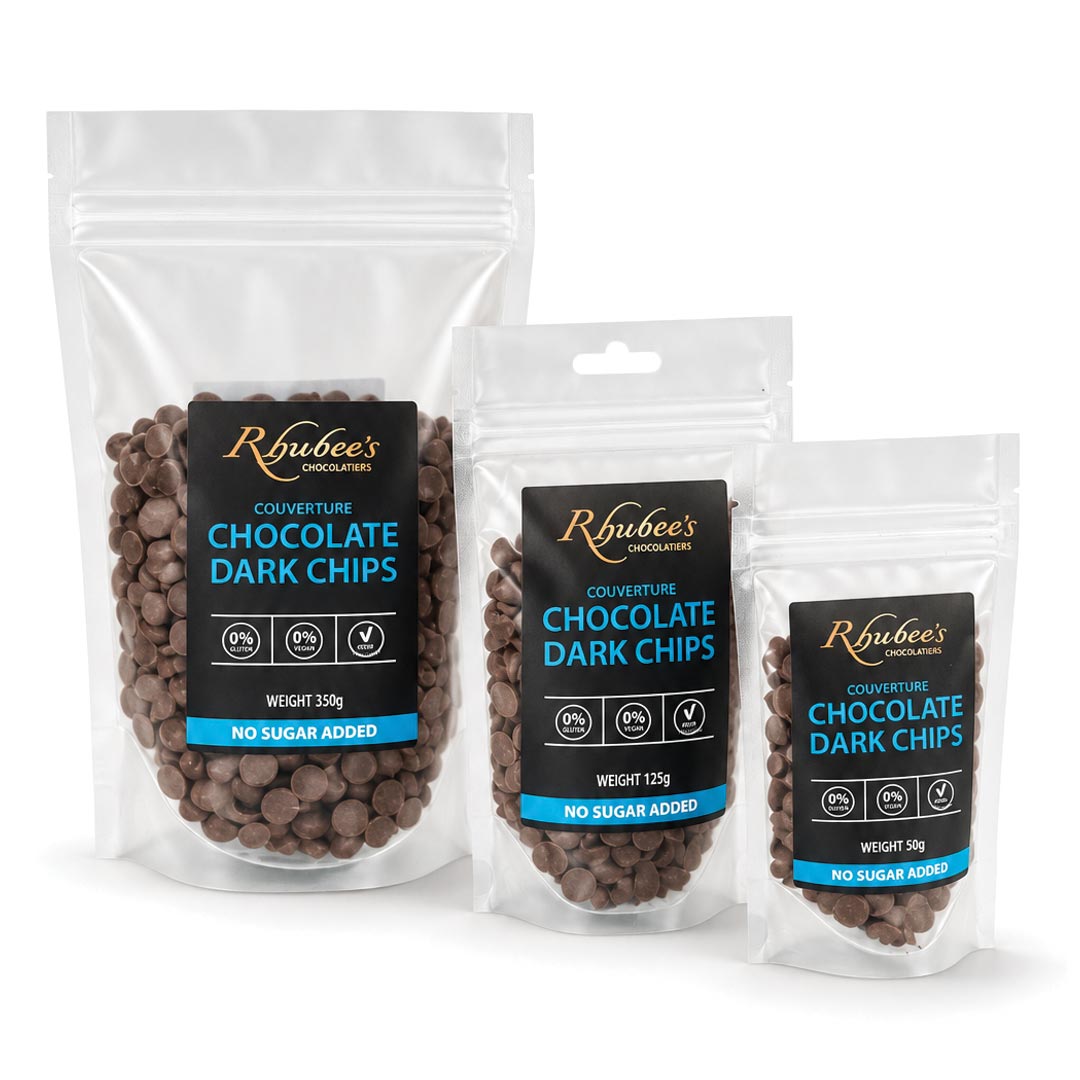 dark chocolate chips x3 sizes