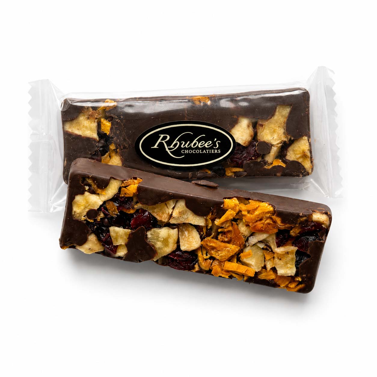 dark chocolate fruit bar